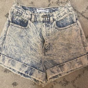American Apparel Acid Wash Shorts